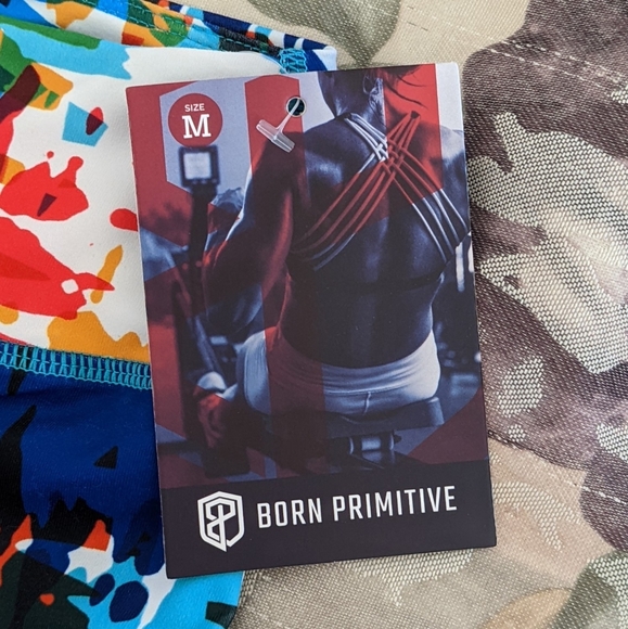 NWT Born Primitive Shorts in Rainbow - Picture 4 of 6